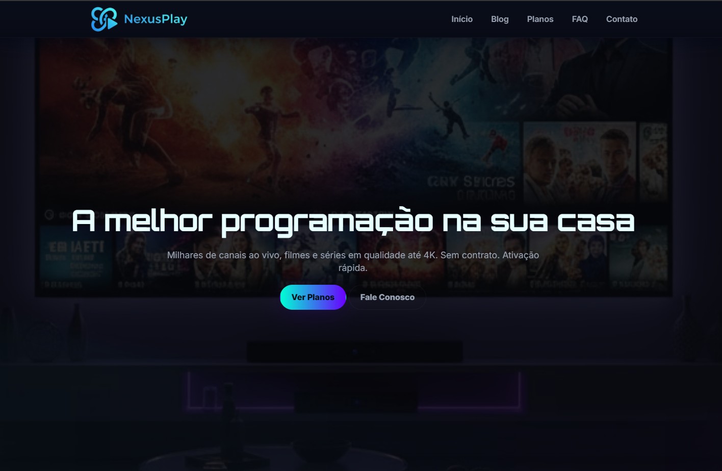 Projeto NexusPlay - Plataforma de streaming